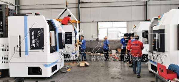 汽車剎車蹄鐵蹄片試機(jī)加工中