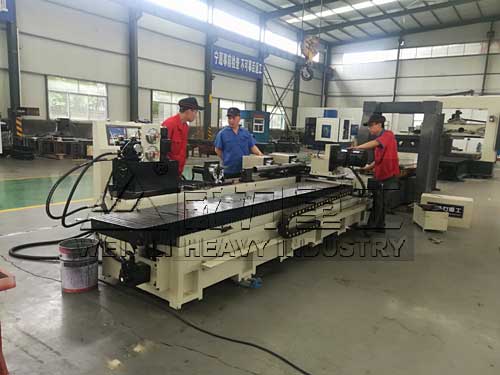 4米氣脹軸銑槽專用數(shù)控機床