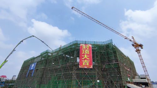 中国水利水电第三工程局 基层动态 郓城提升工程项目群众艺术中心封顶